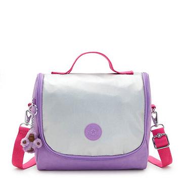 Kipling New Kichirou Lunch Bag Bags Purple Candy Block | CA 2151TC